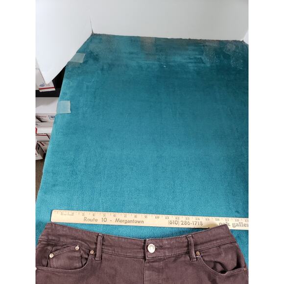 Chicos Jeans 1.5 US Size 10 Womens Brown Stretch Pants Mid Rise Platinum Jegging - Picture 9 of 12